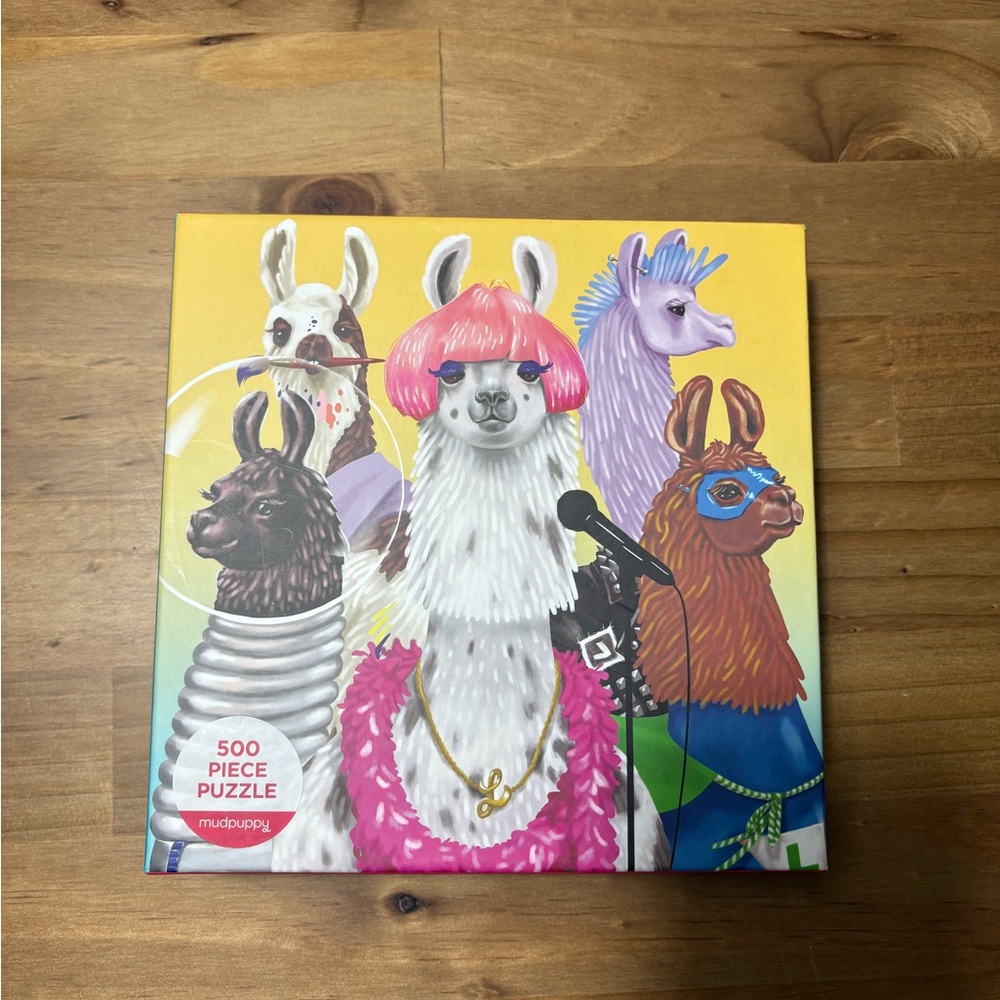 Mudpuppy Llama Rama Puzzle - 500 pieces